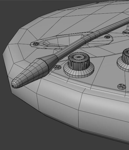 Electric Guitar Stratocaster HSS 3D model_17