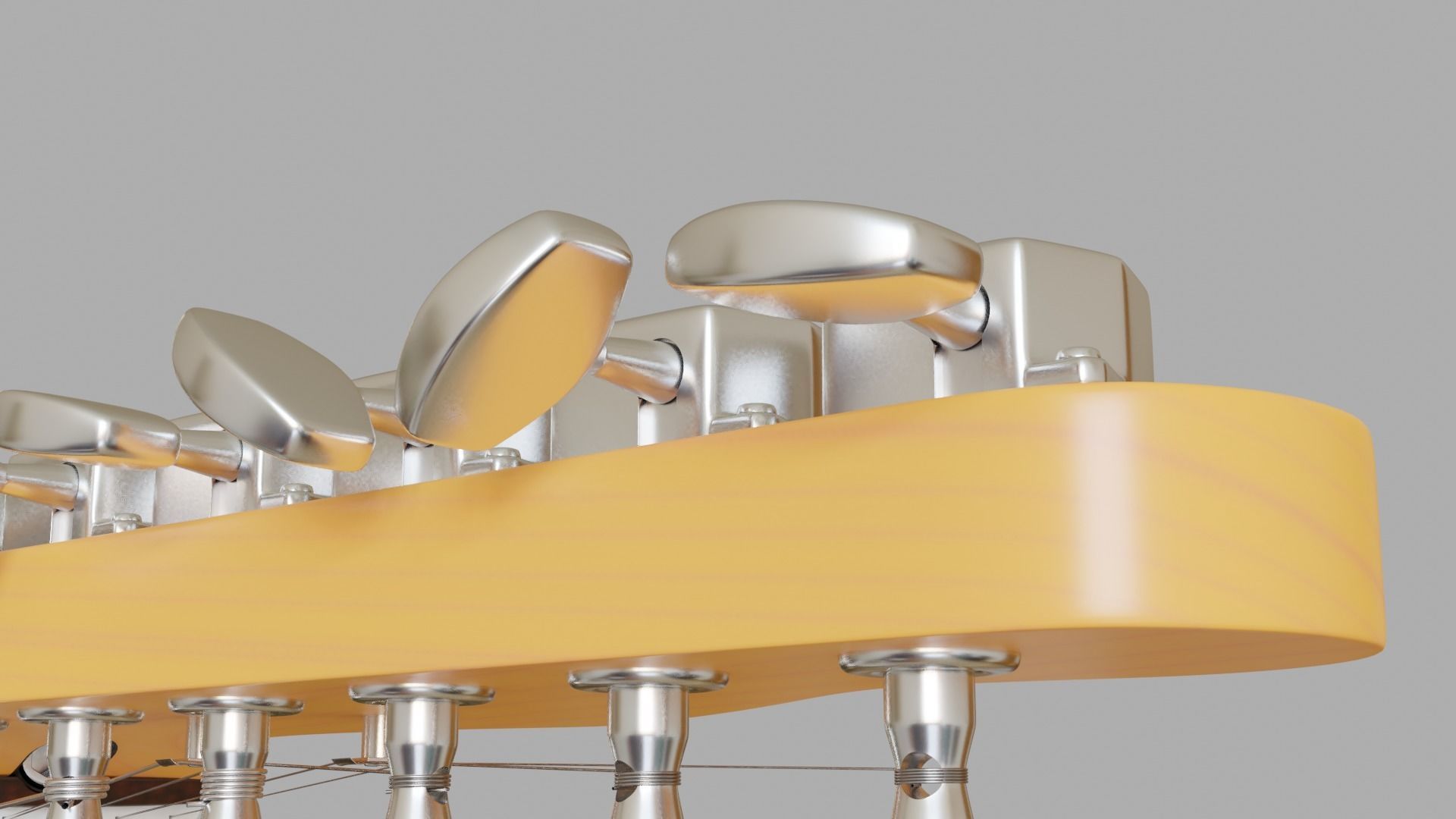 Electric Guitar Stratocaster HSS 3D model_11