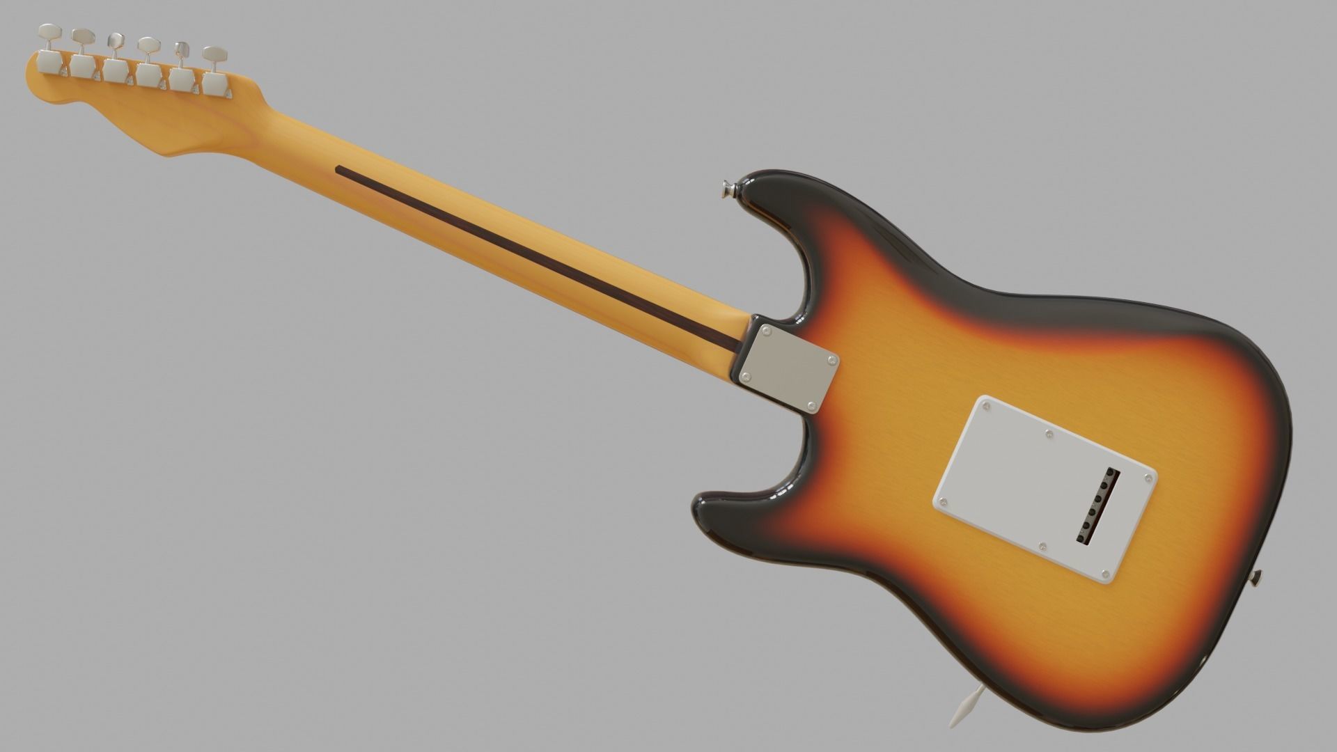 Electric Guitar Stratocaster HSS 3D model_15