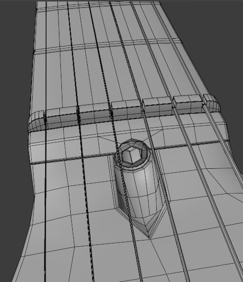 Electric Guitar Stratocaster HSS 3D model_24