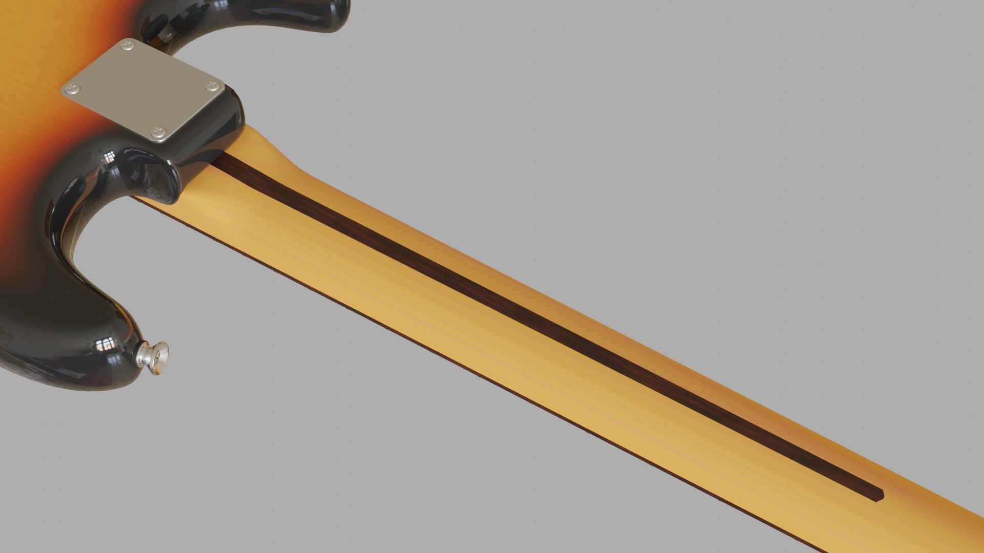 Electric Guitar Stratocaster HSS 3D model_12