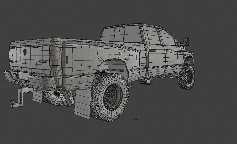 2004 DODGE RAM 3500DRW 3D model_8