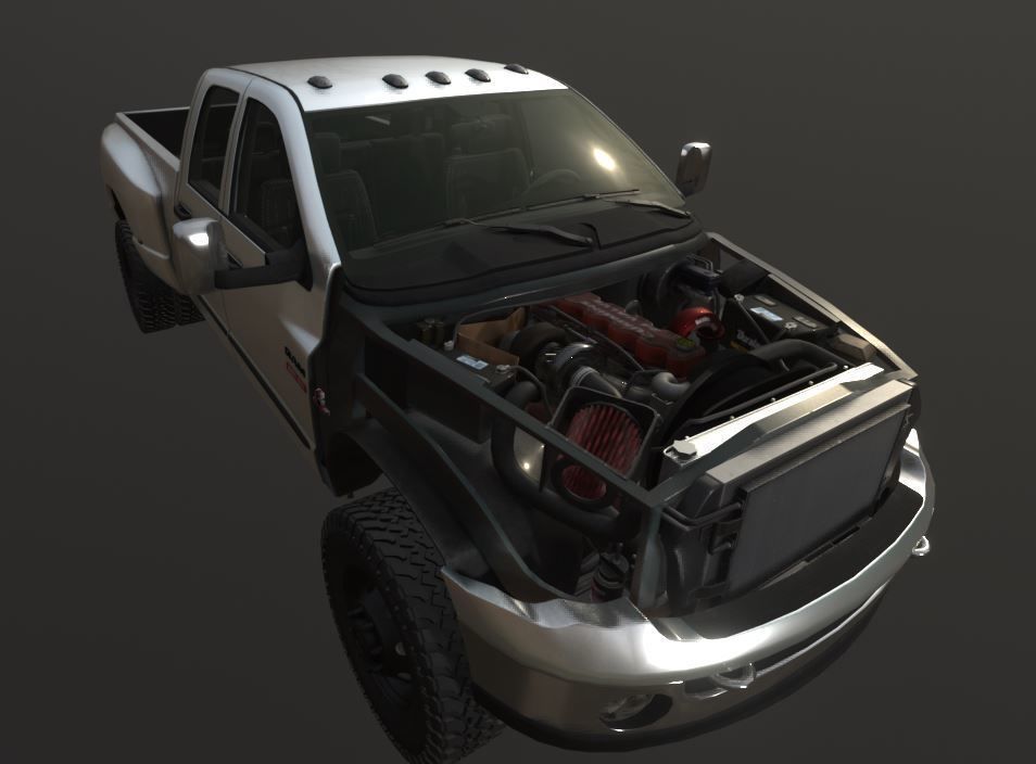 2004 DODGE RAM 3500DRW 3D model_12