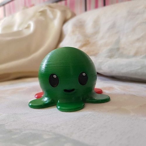 Octopus 2 sides 3D print model