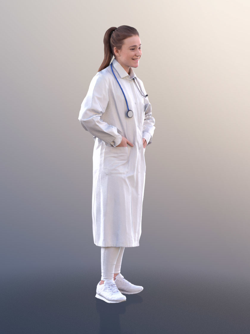 1009 - Medical Bundle Doctors Nurses Patients Hospital Staff 3D Model Collection_15