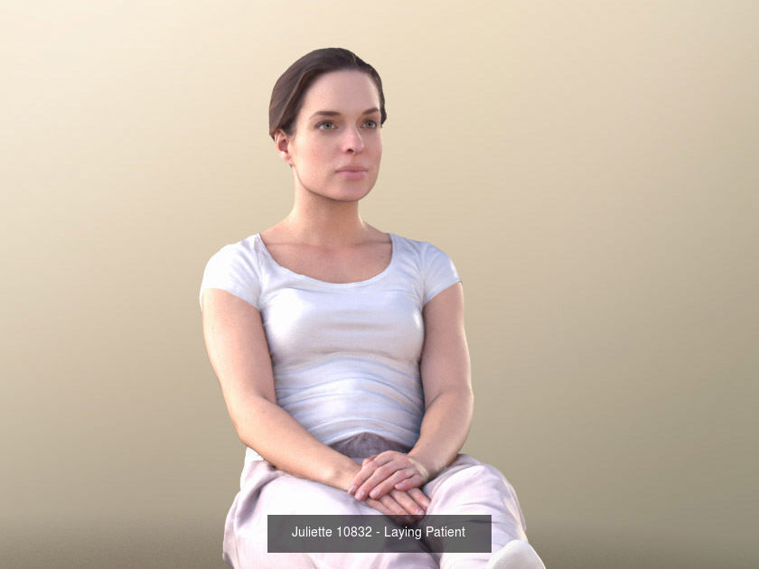 1009 - Medical Bundle Doctors Nurses Patients Hospital Staff 3D Model Collection_8