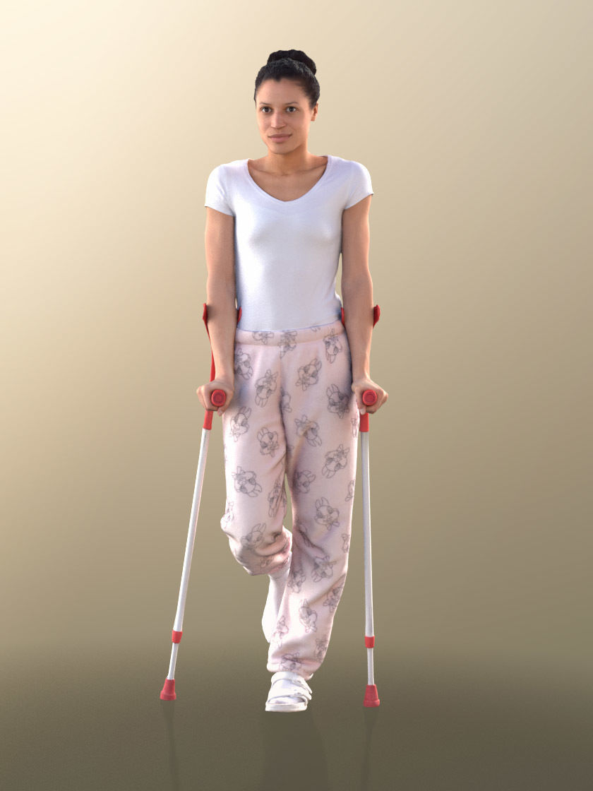 1009 - Medical Bundle Doctors Nurses Patients Hospital Staff 3D Model Collection_35