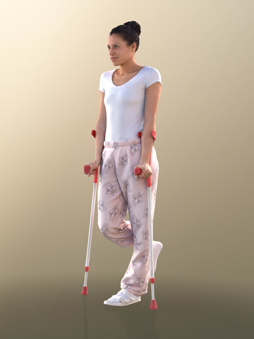 1009 - Medical Bundle Doctors Nurses Patients Hospital Staff 3D Model Collection_36