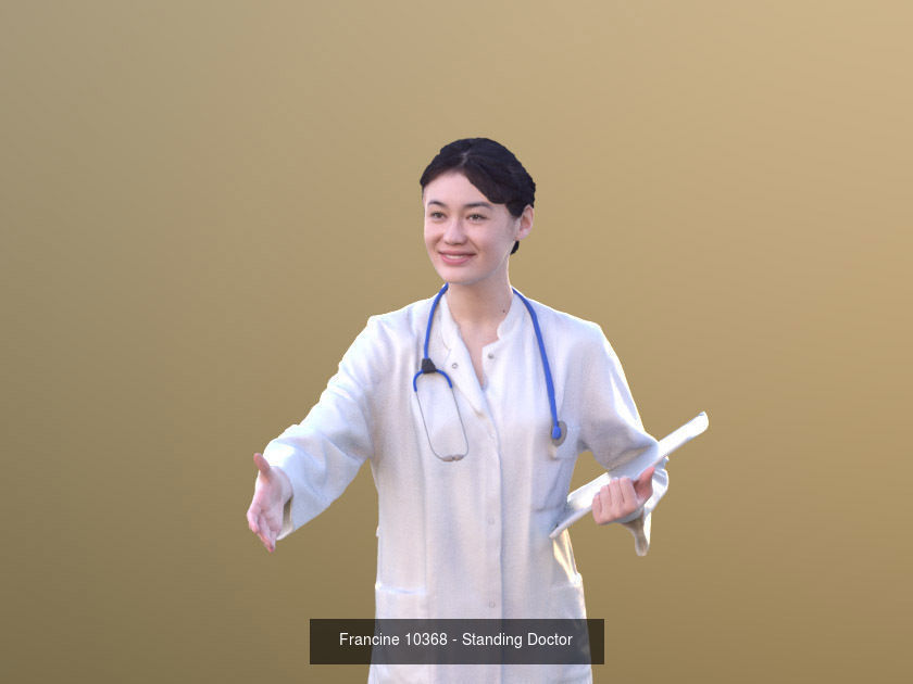 1009 - Medical Bundle Doctors Nurses Patients Hospital Staff 3D Model Collection_22