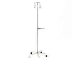 Drip On Wheels For Hospitals 3D Model OBJ | CGTrader.com