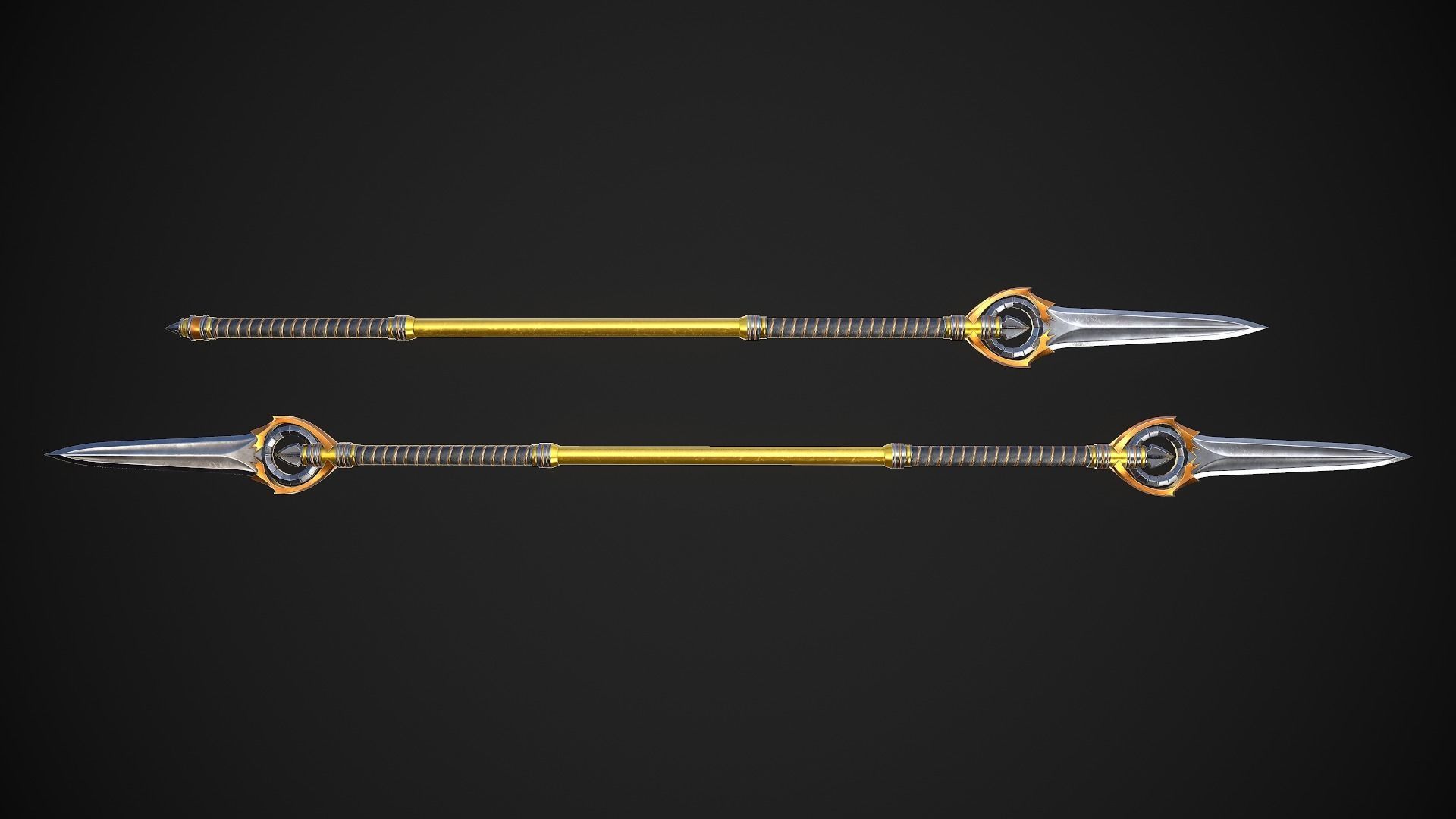 Melee Weapon Set A7 3D Model Collection_18