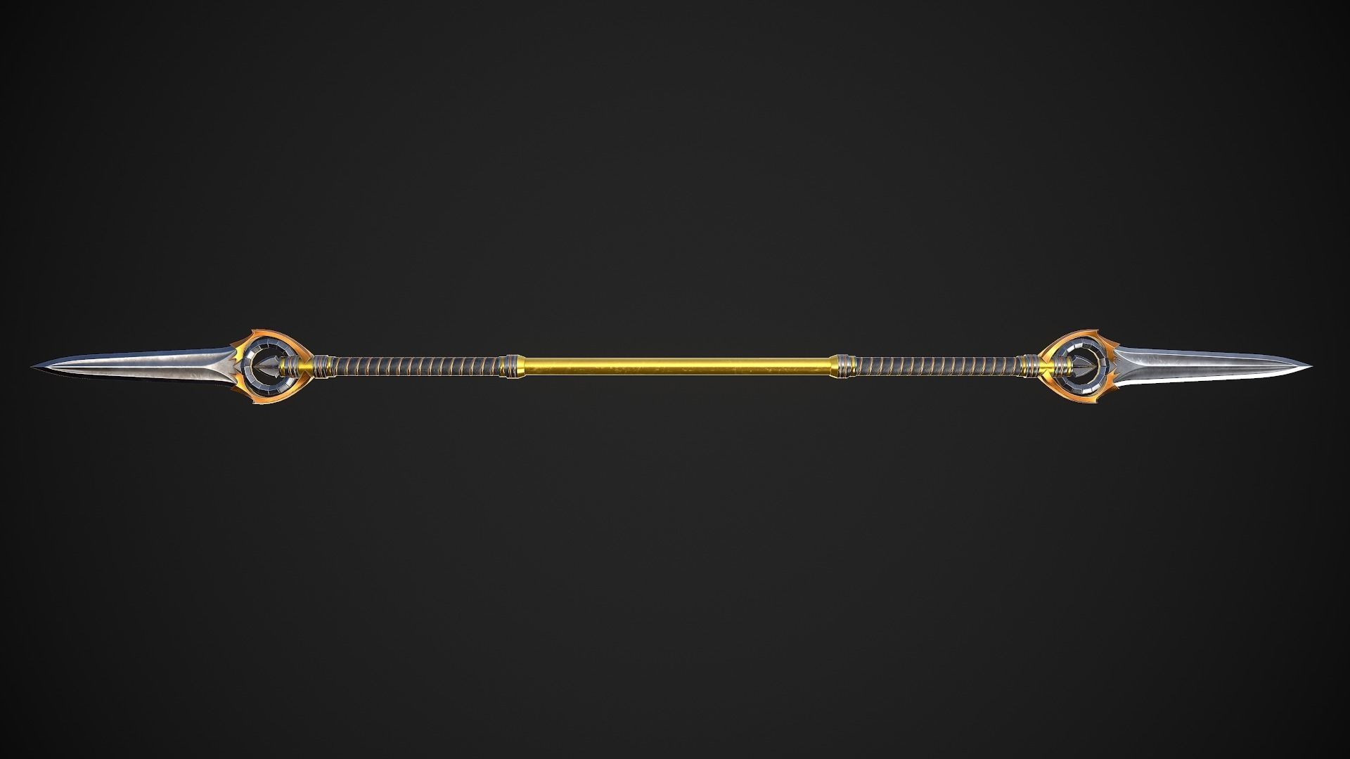 Melee Weapon Set A7 3D Model Collection_21
