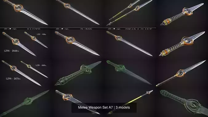 Melee Weapon Set A7