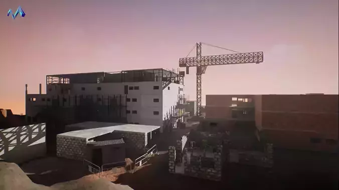 Modular Construction Site by Molendini