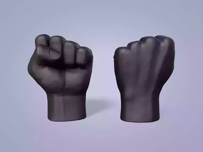 Fist Figurine 3D model