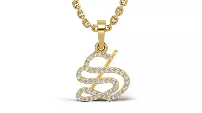 Old English S stone and solid V 2