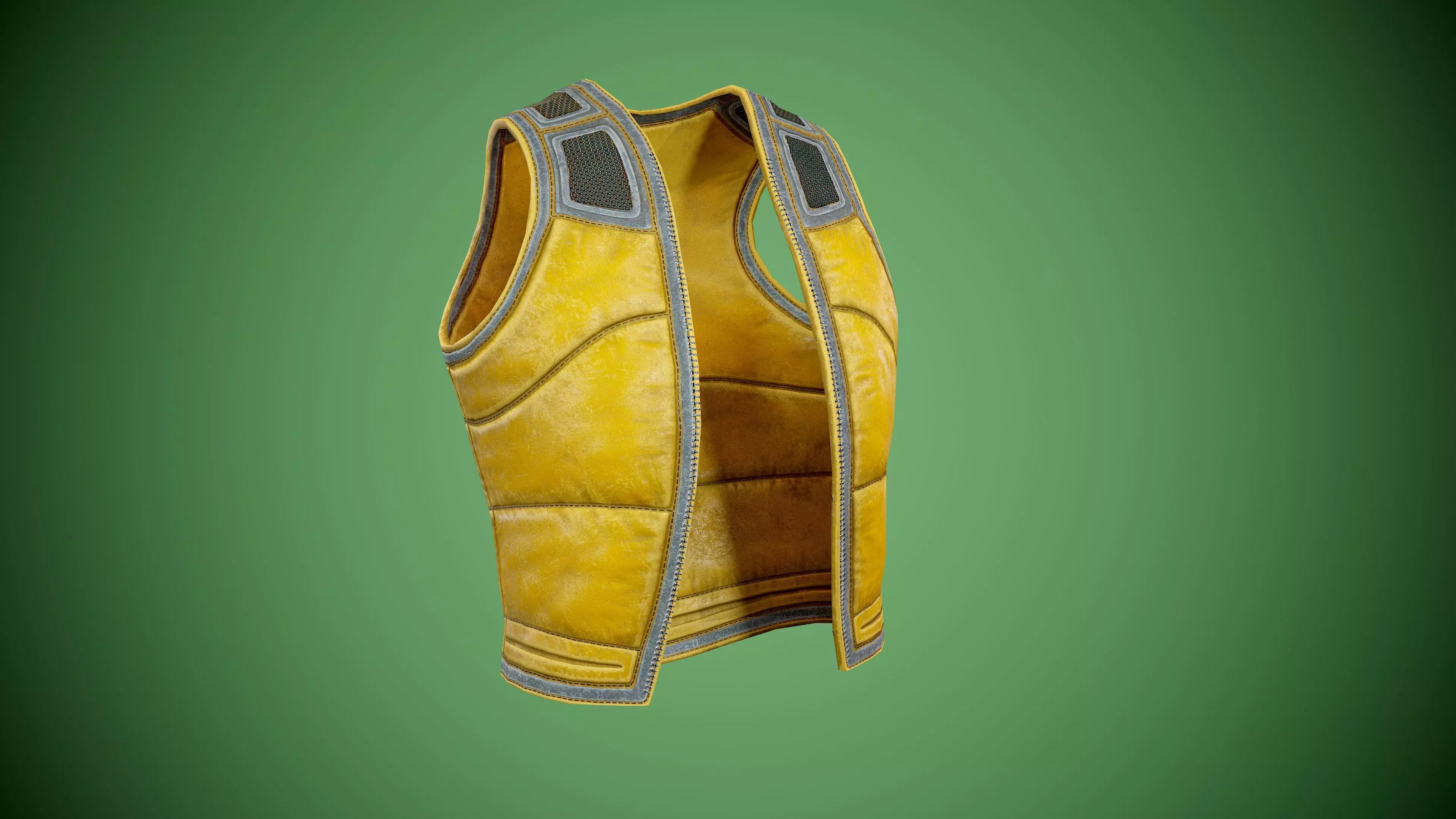 Vest low-poly Low-poly 3D model_0