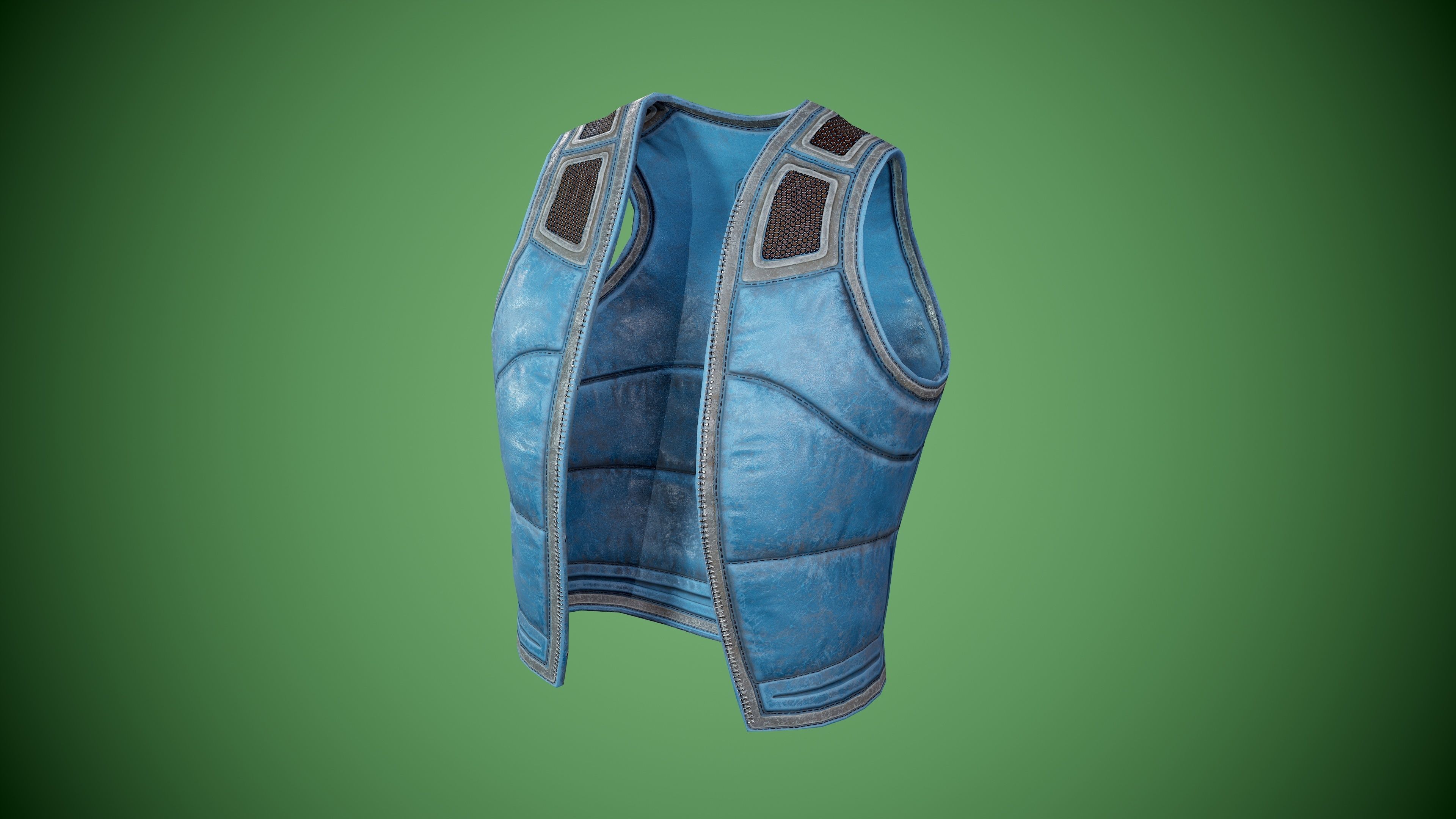 Vest low-poly Low-poly 3D model_12