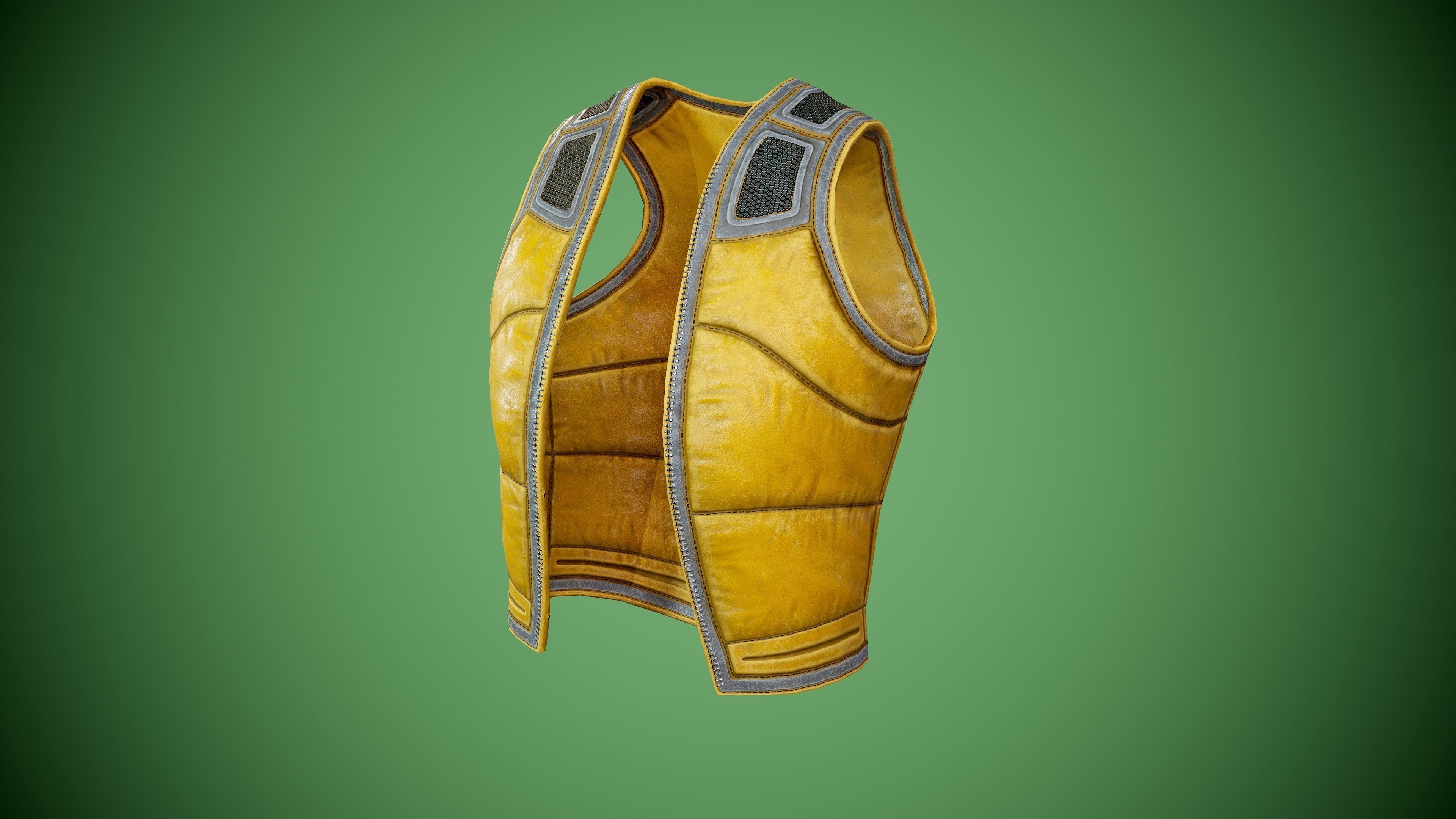 Vest low-poly Low-poly 3D model_4