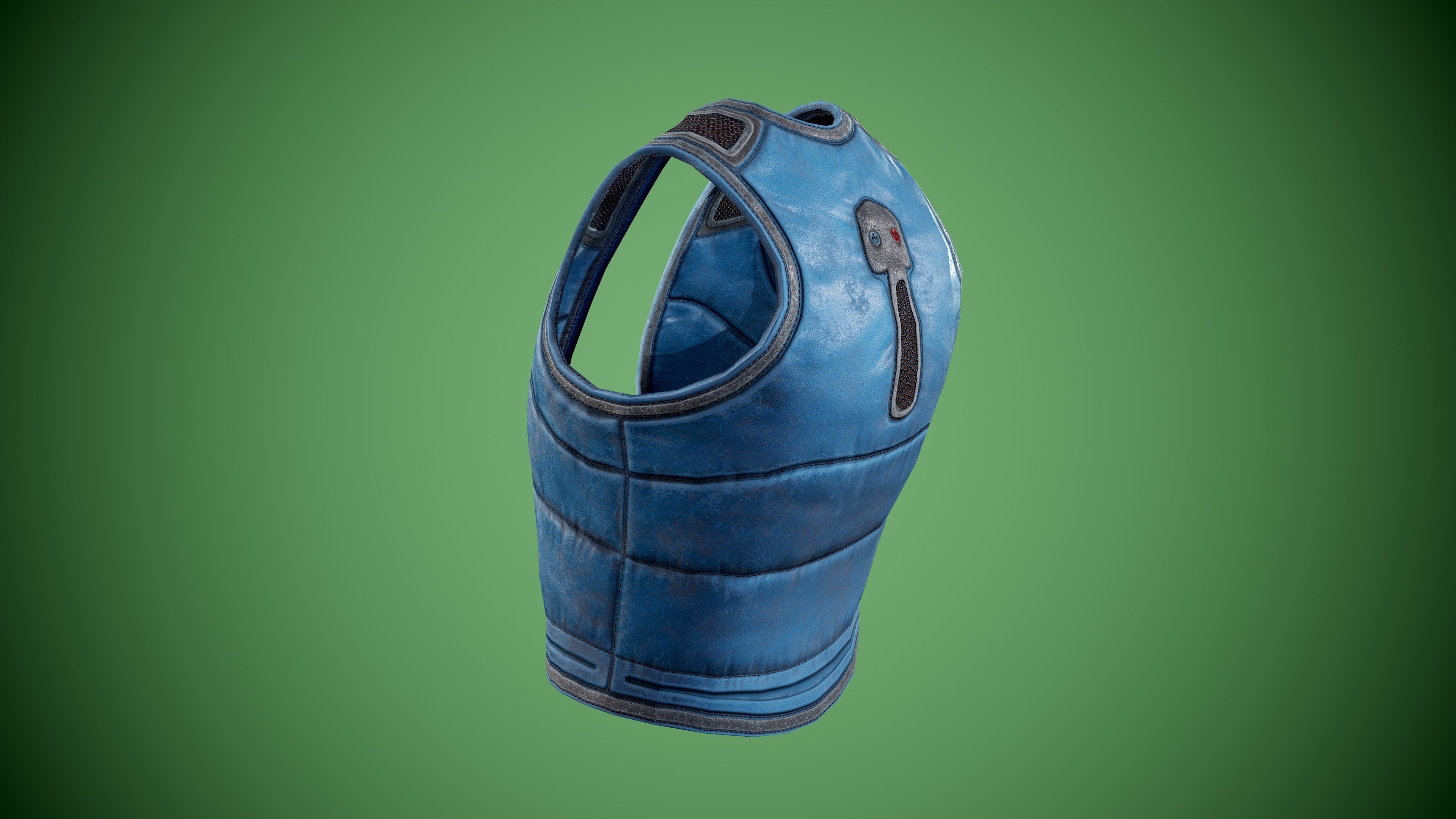 Vest low-poly Low-poly 3D model_13