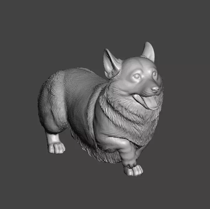 Pembroke Welsh Corgi 3D print model_0
