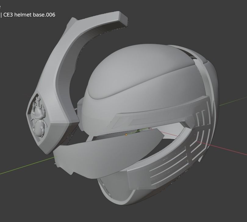 Kabuto Raiger 3D printable Helmet 3D print model_12