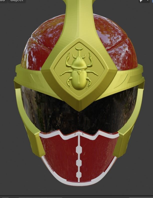 Kabuto Raiger 3D printable Helmet 3D print model_7