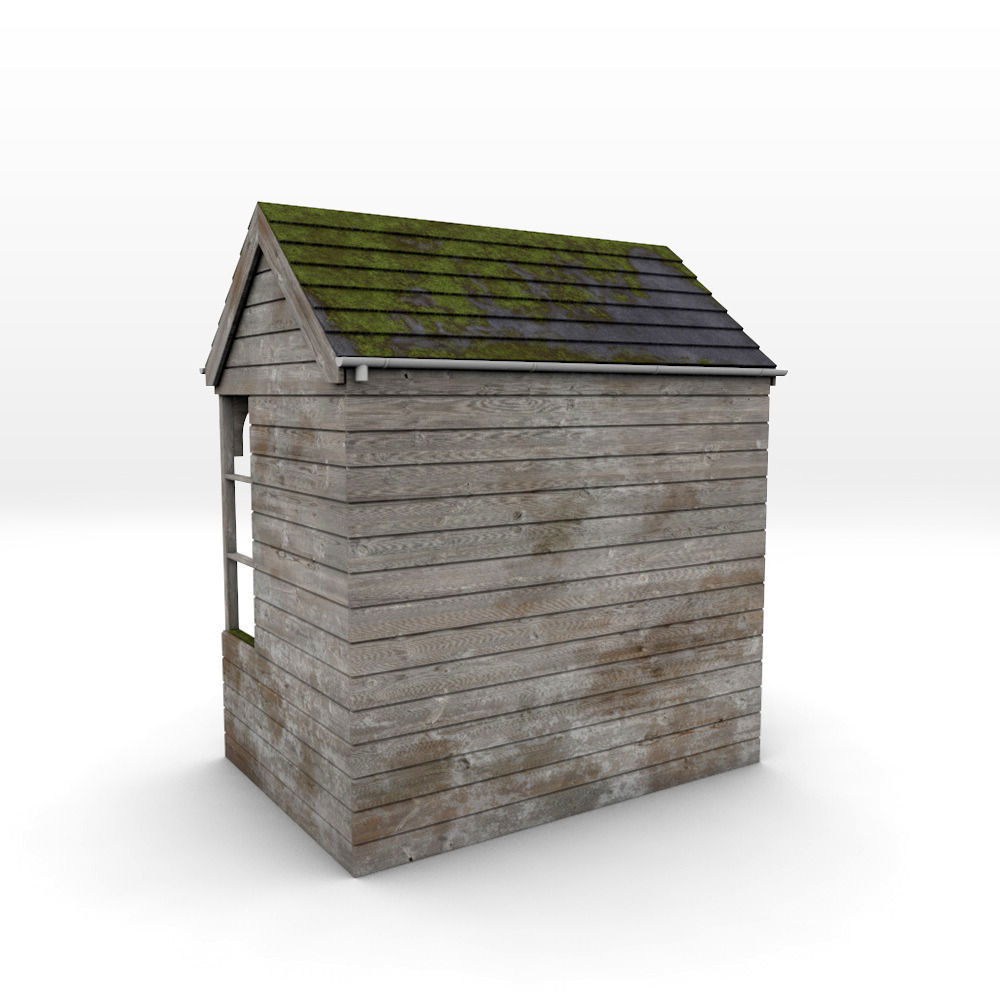 Rural Bus Shelter 3D model_2