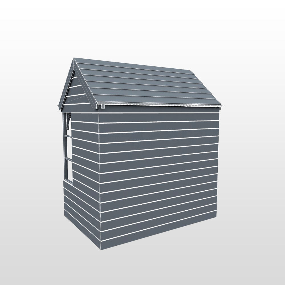 Rural Bus Shelter 3D model_4