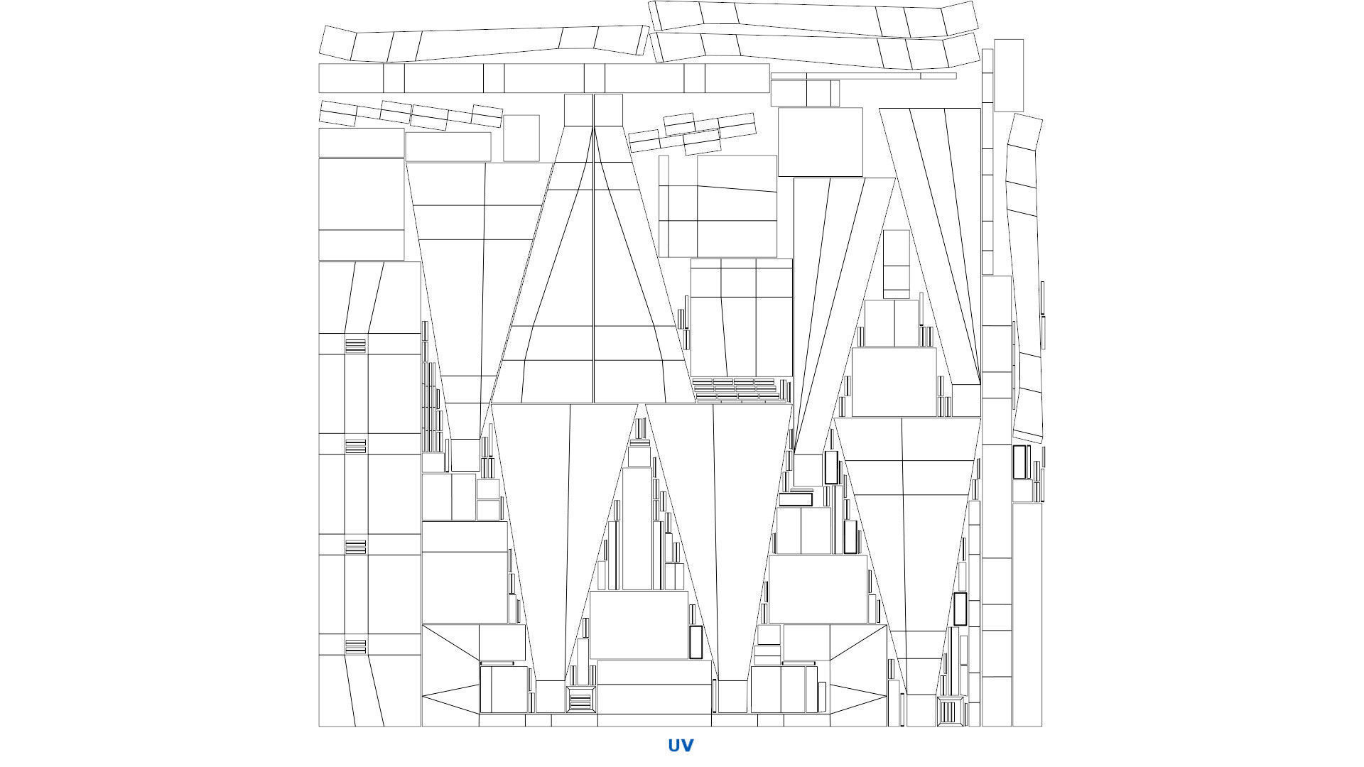 Entrance 2A Low-poly 3D model_12