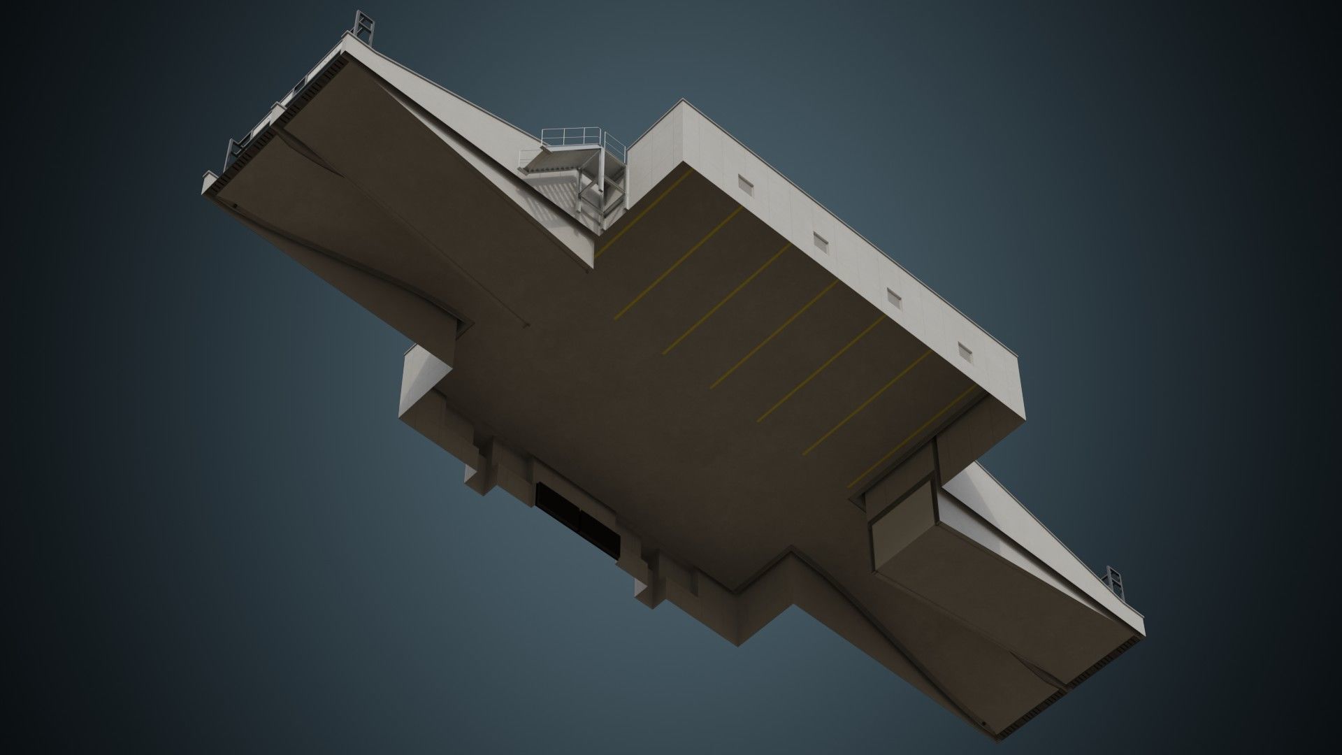 Entrance 2A Low-poly 3D model_5