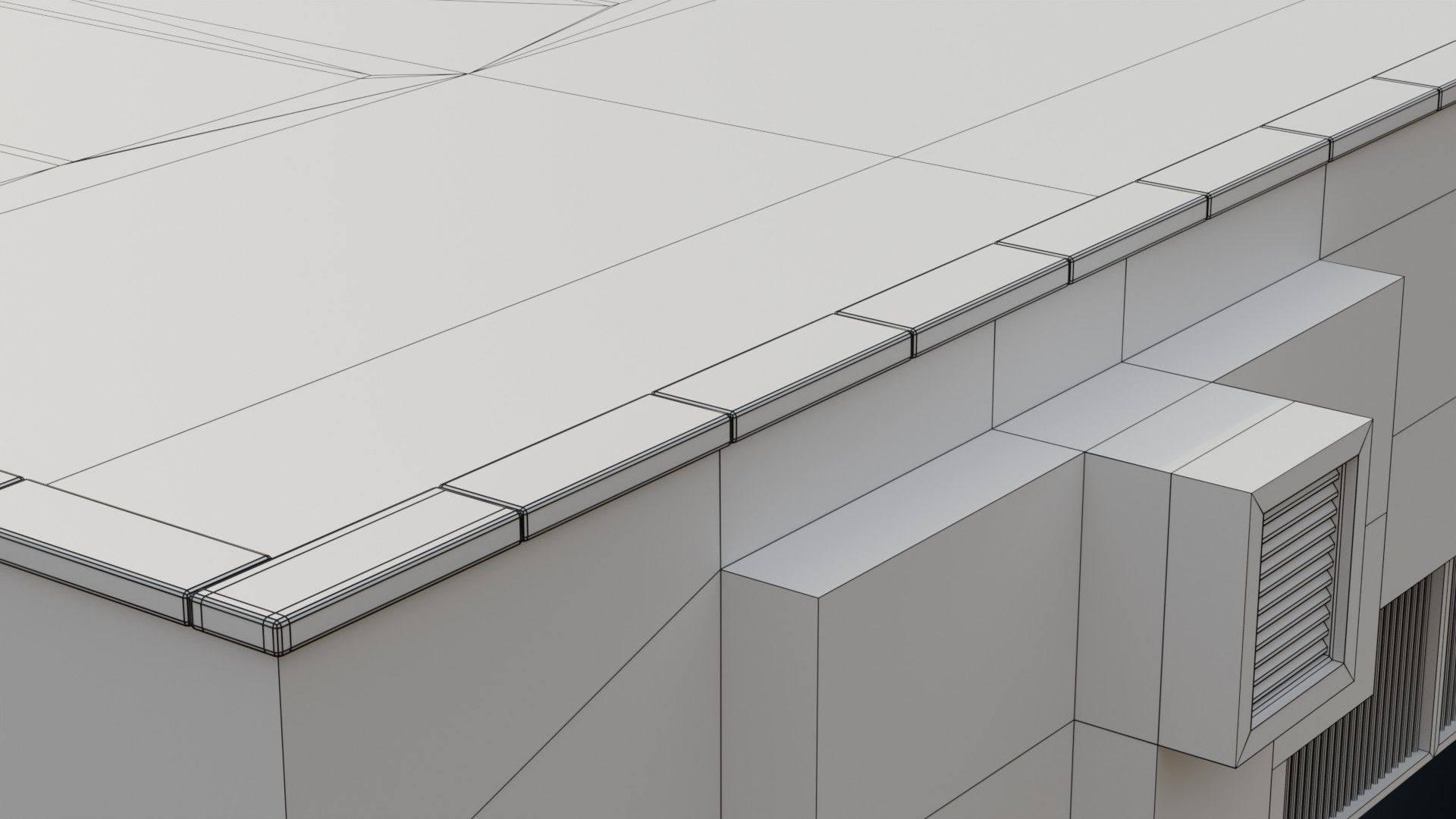 Entrance 2A Low-poly 3D model_10