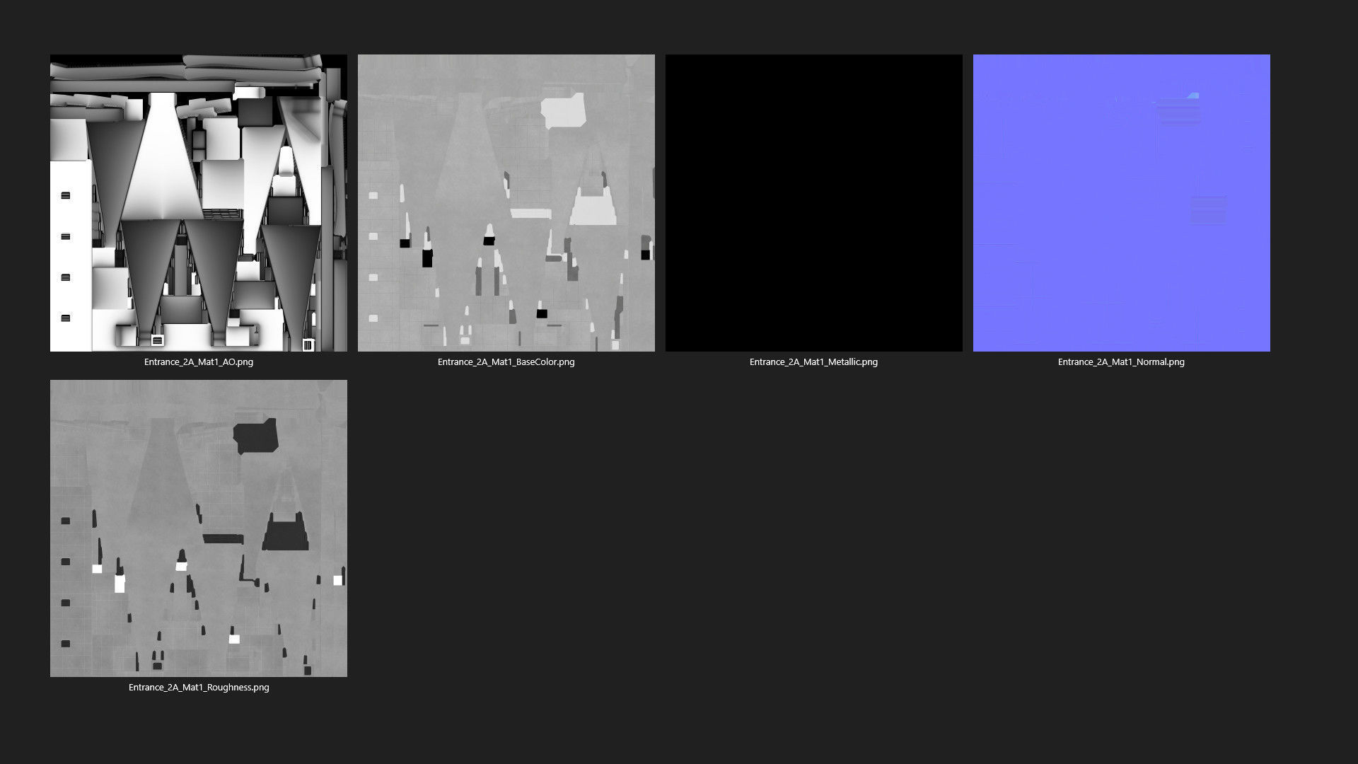 Entrance 2A Low-poly 3D model_13