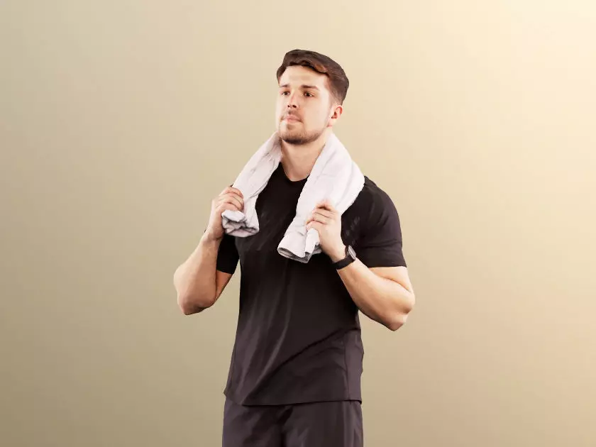 Kilian 11598 - Sporty Man Training With Towel 3D model_0