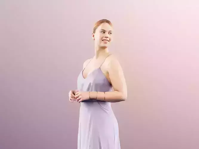 Marilyn 11618 - Young Elegant Woman In Evening Gown