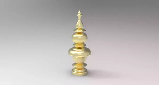 Lathe Kalash 3D print model