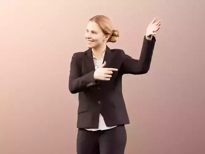 Summer 11671 - Business Woman Presenting