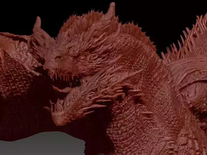 Dark Dragon Killgharrah 3D model