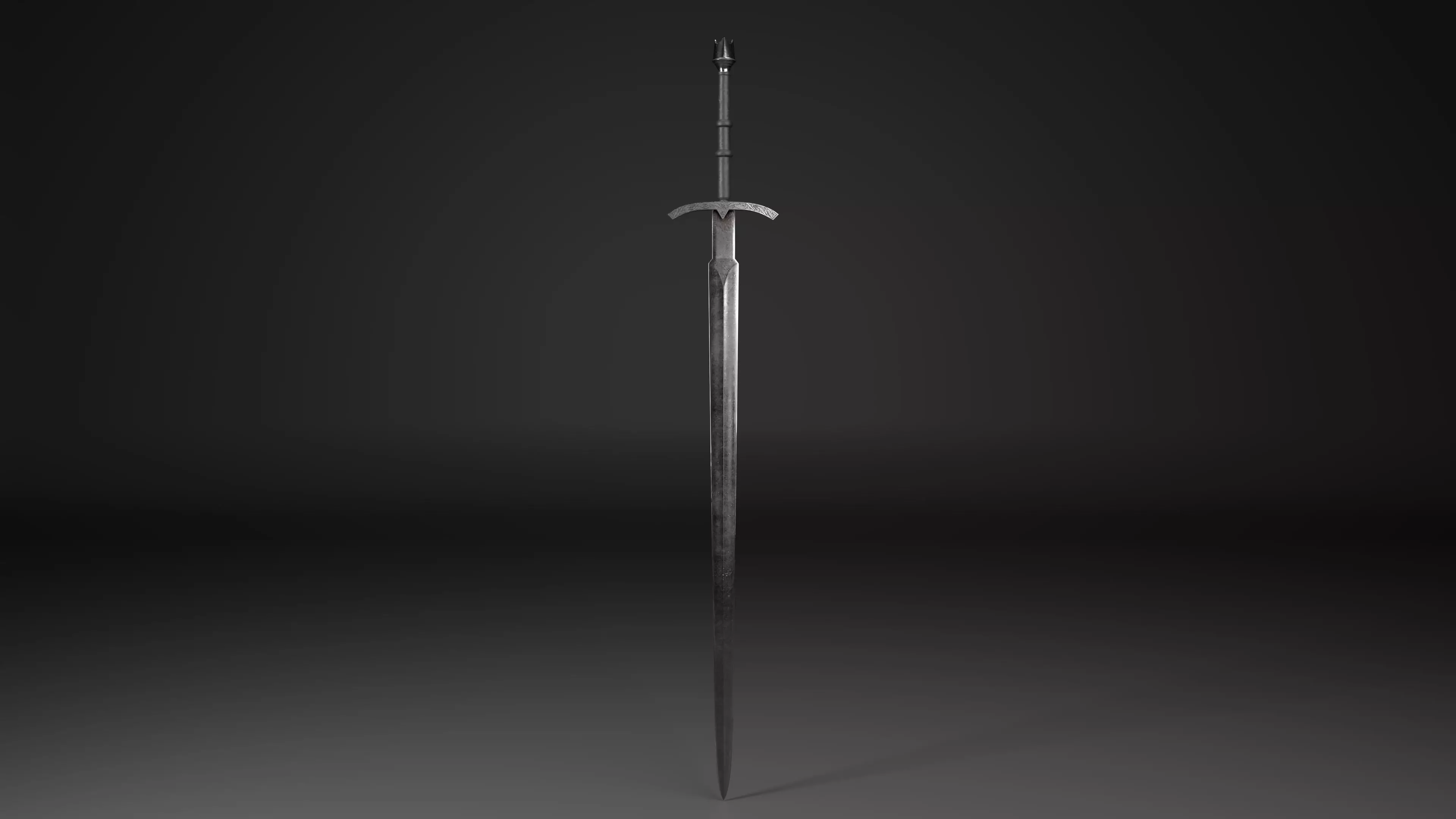 Nazgul sword 3D model_0