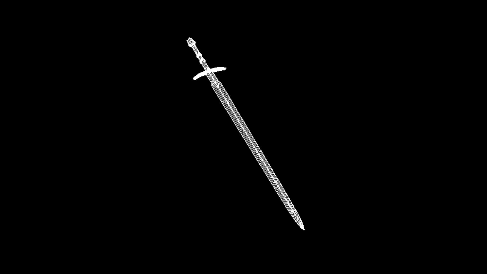 Nazgul sword 3D model_5