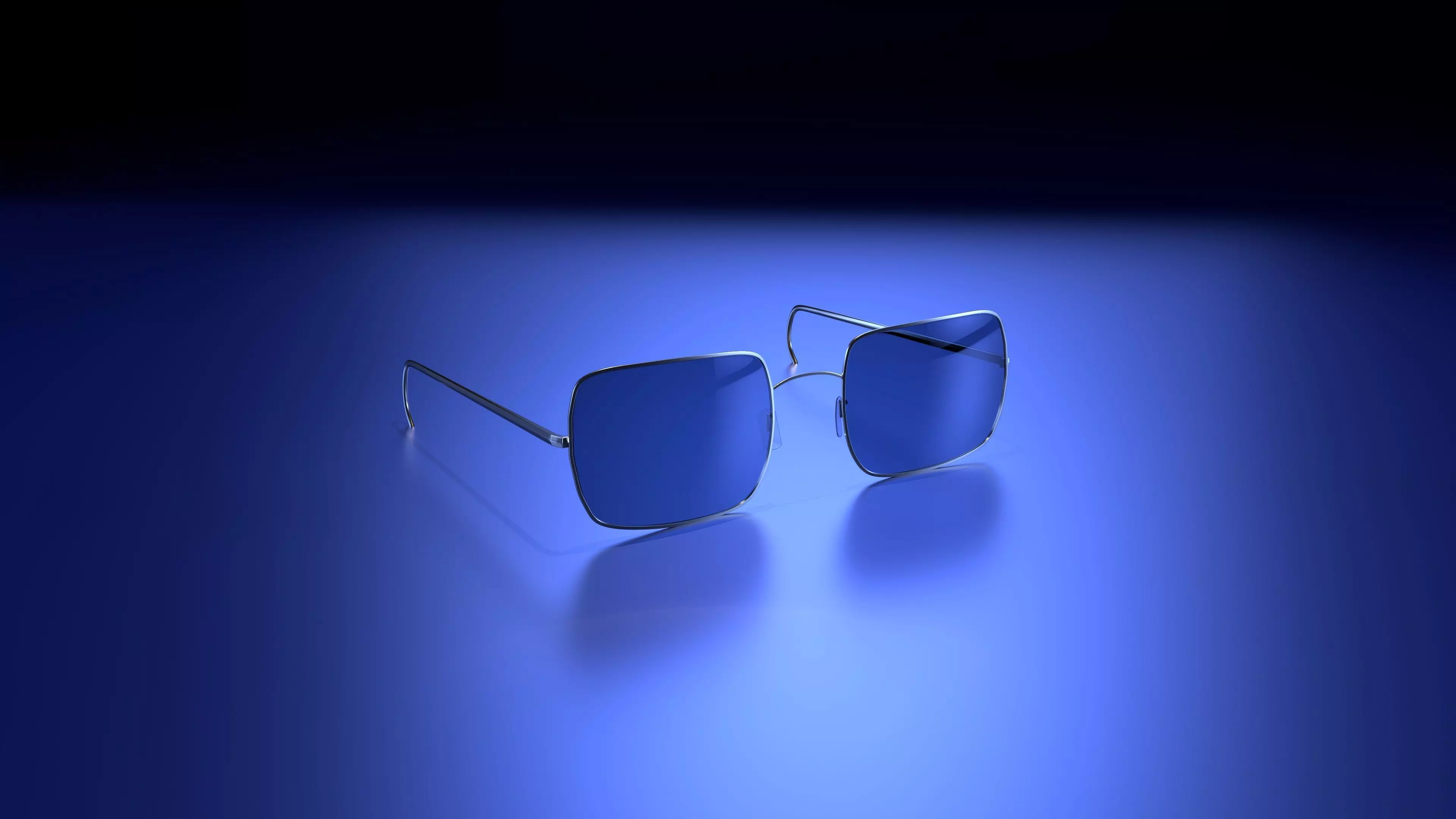 Glasses pair of sunglasses 3D model_0