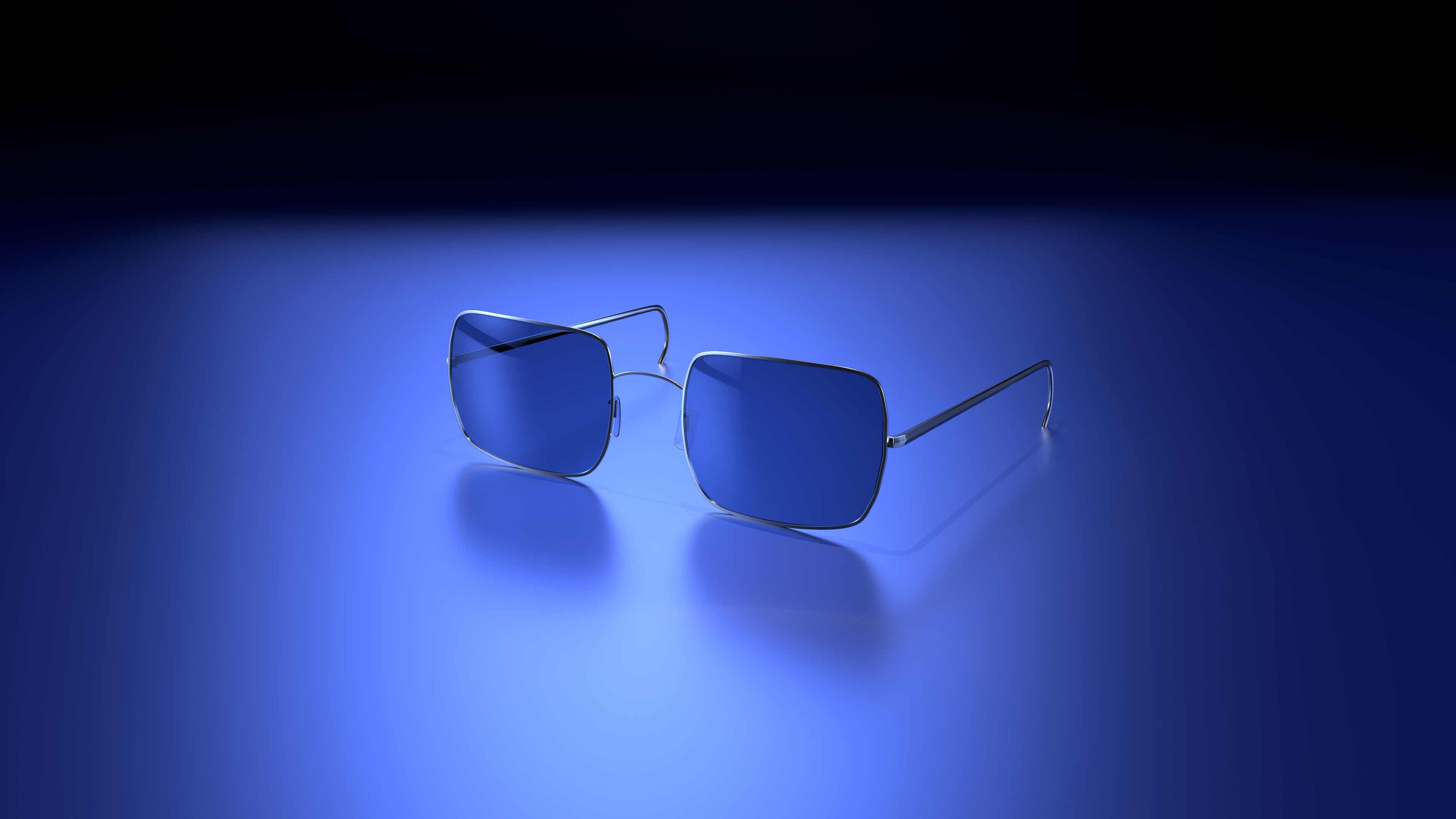 Glasses pair of sunglasses 3D model_4