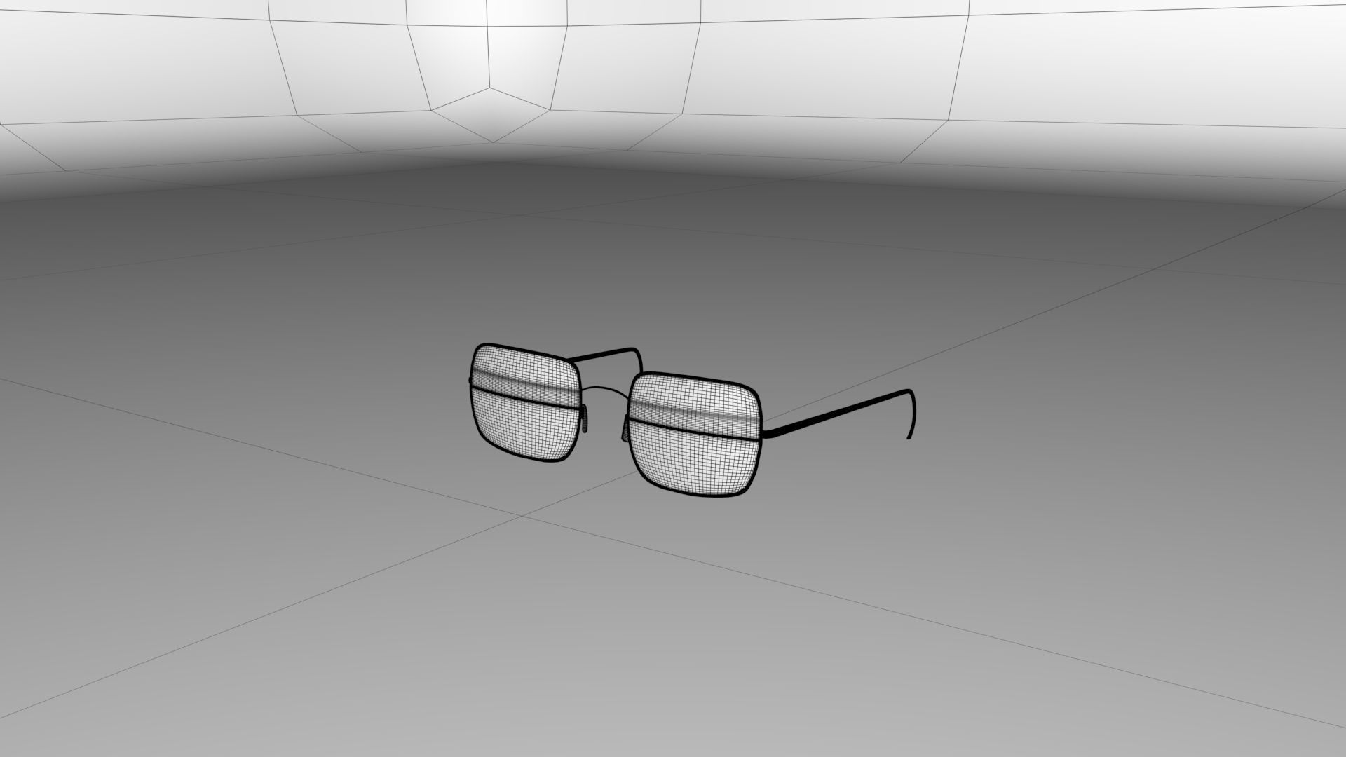 Glasses pair of sunglasses 3D model_5