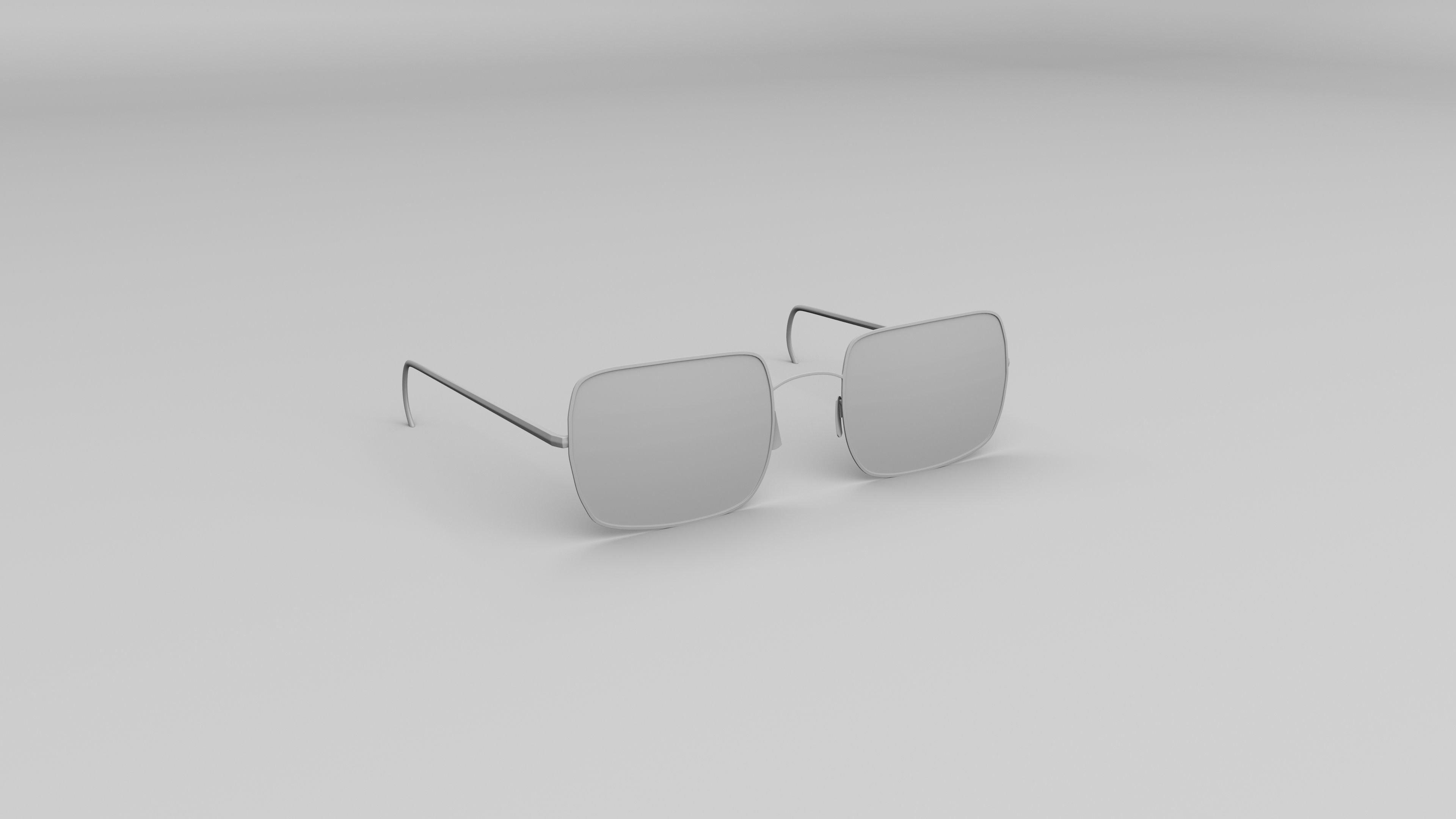 Glasses pair of sunglasses 3D model_1