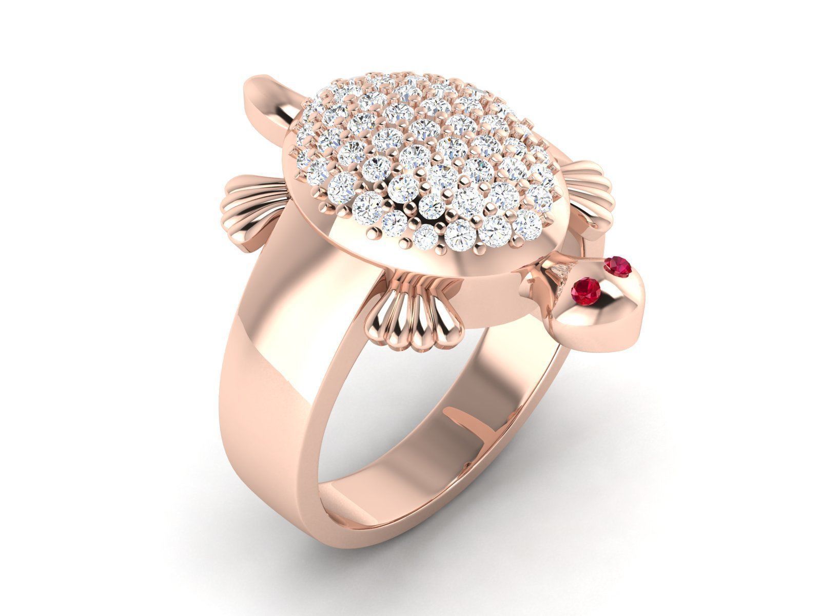 Tortois Ring - 73031 3D print model_1