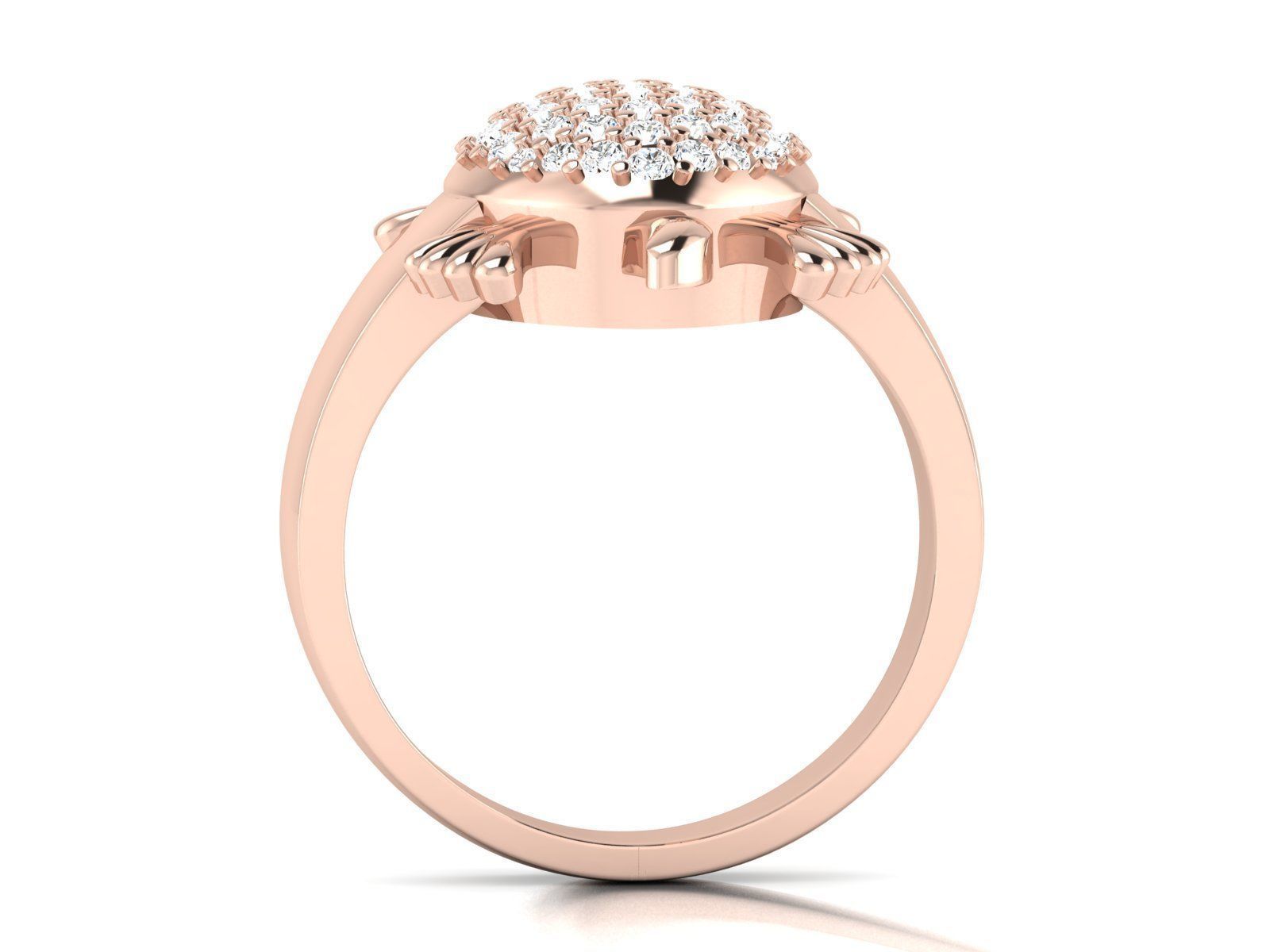 Tortois Ring - 73031 3D print model_3