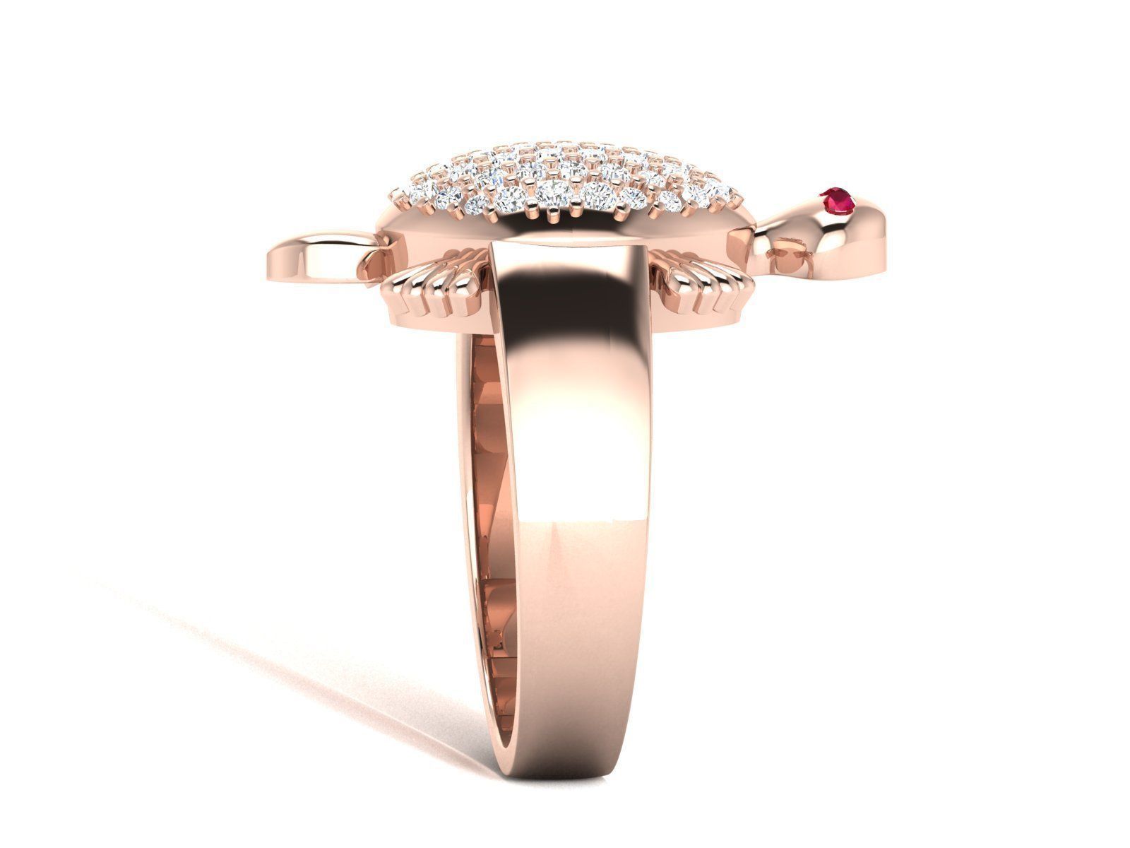 Tortois Ring - 73031 3D print model_4