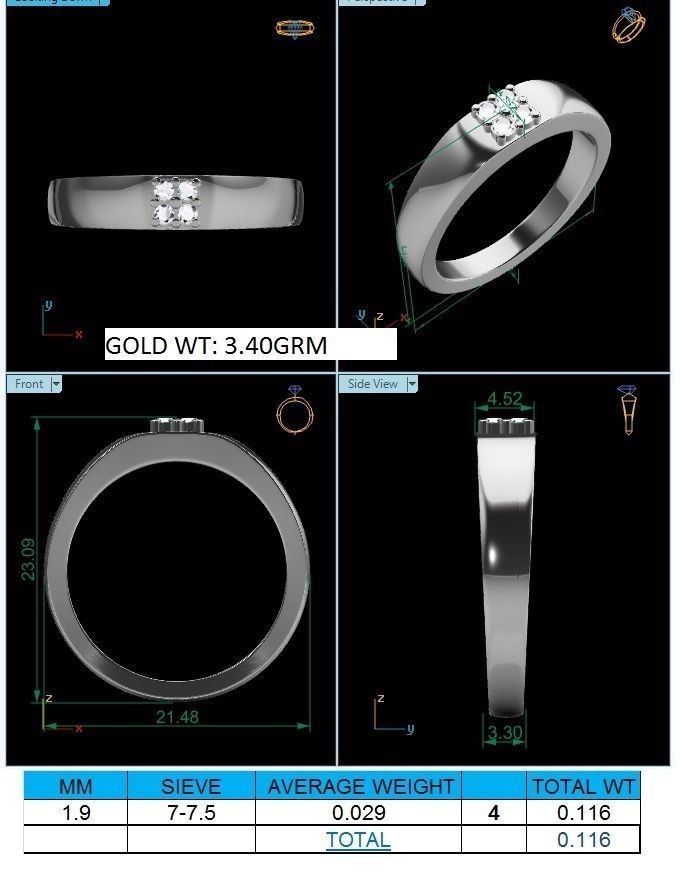 Ring - 911O6 3D print model_1