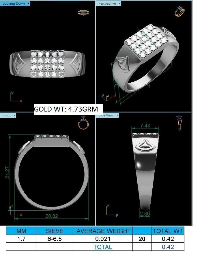 Ring - 47631 3D print model_1