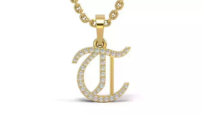 Old English T stone and solid V 2